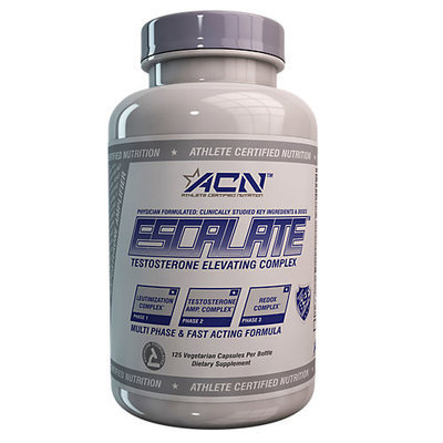 Athlete Certified Nutrition Escalate - 125 Vegetarian Capsules