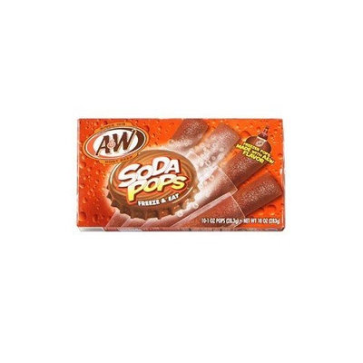 A W Root Beer A & W Root Beer Soda Pops Freeze & Eat Popsicles