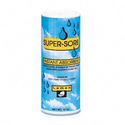 Fresh Products Supersorb Liquid Spills Absorbent, 12oz Shaker Can