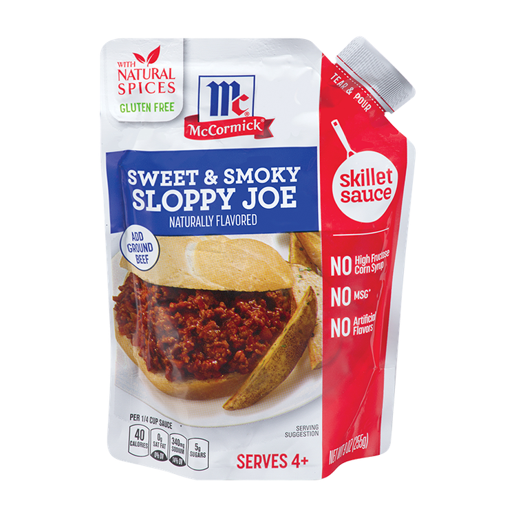 McCormick® Sweet & Smoky Sloppy Joes Skillet Sauce Reviews 2019