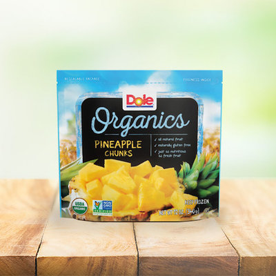 Dole Organics Pineapple Chunks