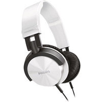 Philips Headband Headphones DJ Monitor Style, White - Stereo - White - Mini-phone - Wired - 24 Ohm - 20 Hz 20 kHz - Over-the-head - Binaural - Supra-aural - 3.94 ft Cable