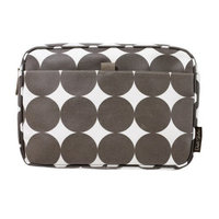 Dwell Studio DwellStudio Baby Dots Travel Case, Large, Chocolate (Discontinued by Manufacturer)