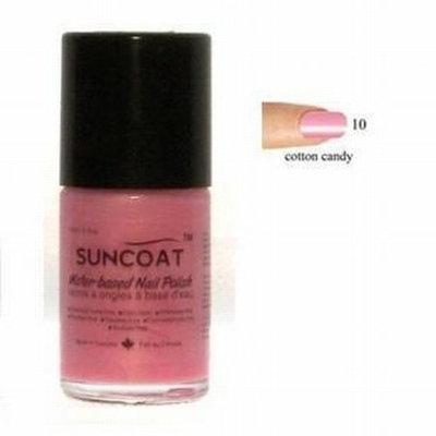 Cotton Candy Nail Polish - Water Based Nail Polish, 0.5 oz,(Suncoat)