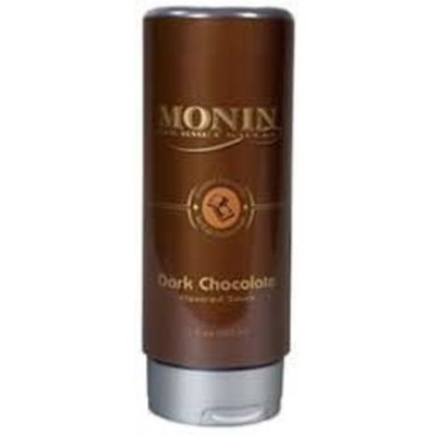 Monin Gourmet Dark Chocolate Sauce, 12 oz Squeeze Bottle