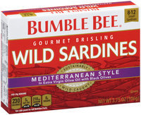 Bumble Bee® Gourmet Brisling Wild Sardines Mediterranean Style 3.75 oz. Box