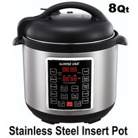 Gowise Usa 8-Quart 4th Generation Pressure Cooker/Slow Cooker