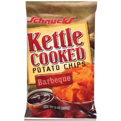 Schnucks Kettle Cooked Barbeque Potato Chips 9 Oz Bag