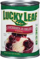Lucky Leaf® Cherries Jubilee Topping 21 oz. Can