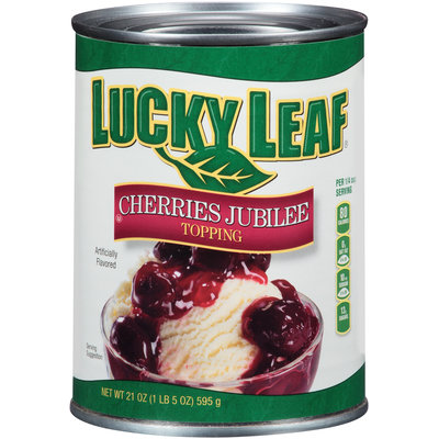 Lucky Leaf® Cherries Jubilee Topping 21 oz. Can