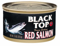Black Top Fancy Sockeye Red Salmon 7.5 Oz Can