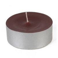 Zest Candle Mega Oversized Tin Tealight Color: Brown, Quantity: Set of 144