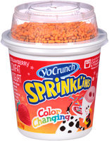 YoCrunch® Sprinkl'ins® Color Changing Strawberry Lowfat Yogurt