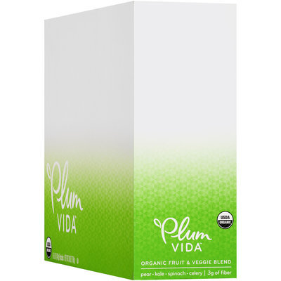 Plum Vida™ Organic Fruit & Veggie Blend Pear, Kale, Spinach, & Celery 6-5 oz. Pouches