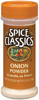 Spice Classics Onion Powder 3.75 Oz Shaker