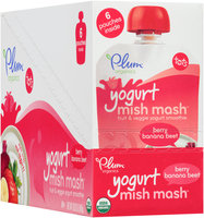 Plum Organics® Tots Mish Mash™ Yogurt Berry Banana Beet Smoothie 6 ct Pouches