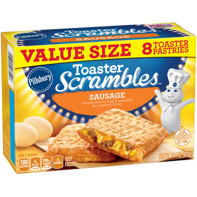 Pillsbury Toaster Scrambles™ Sausage Toaster Pastries 8 ct Box