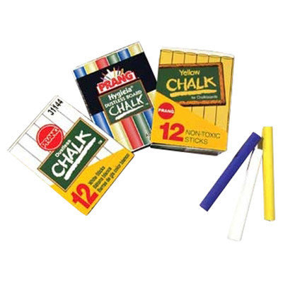Marsh Office School Chalk Assorted Colors 12-sticks per box