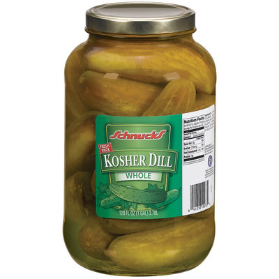 Schnucks Kosher Dill Whole Pickles 128 Fl Oz Jar