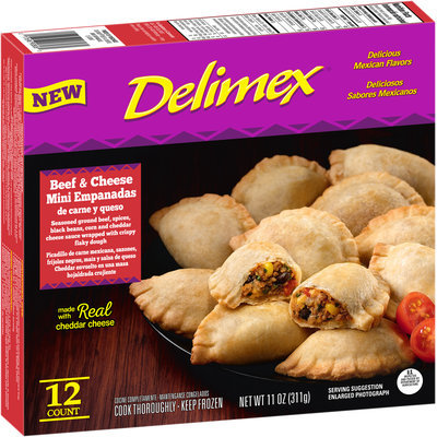 Delimex® Beef & Cheese Mini Empanadas 12 ct Box