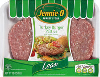 Jennie-O Lean Turkey Burger Patties 14 oz. Tray