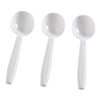 Fineline Settings, Inc Flairware Heavy Duty Bagged Disposable Plastic Soup Spoon (1200/Case), White