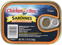 Chicken of the Sea® Sardines in Oil, Lightly Salted 3.75 oz