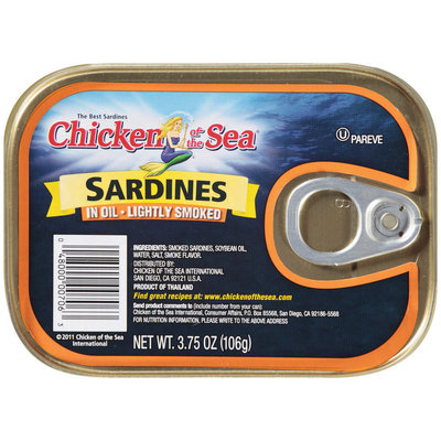 Chicken of the Sea® Sardines in Oil, Lightly Salted 3.75 oz