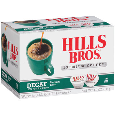 Hills Bros® Decaf Medium Roast Coffee 12-4.0 oz. Box