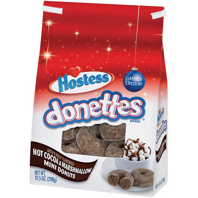 Hostess® Donettes® Hot Cocoa & Marshmallow Mini Donuts 10.5 oz. Bag