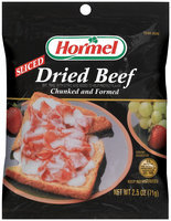HORMEL Sliced Chunked & Formed Dried Beef 2.5 OZ PEG