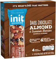Init™ Dark Chocolate, Almonds & Summer Berries Nut & Fruit Bars 4-1.41 oz. Bars