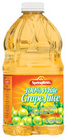 Springfield 100% White Grape Juice 64 Fl Oz Plastic Bottle