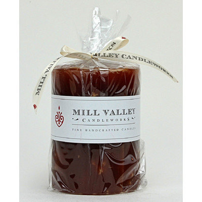 Mill Valley Candleworks Amber Spice Scented Pillar Candle Size: 5