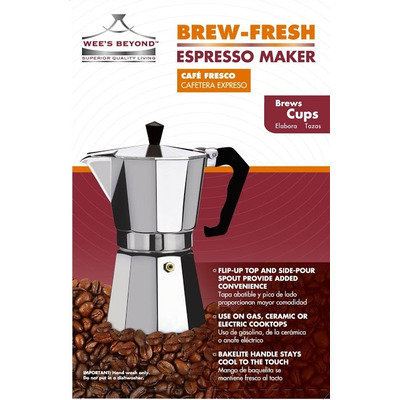 Wee's Beyond Brew-Fresh Espresso Maker Size: 6 Cups