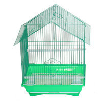 Yml House Top Style Small Parakeet Cage With Food Access Doors Color: Green