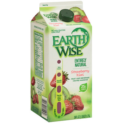 Earth Wise™ Strawberry Kiwi Fruit Juice Beverage 59 fl. oz. Carton