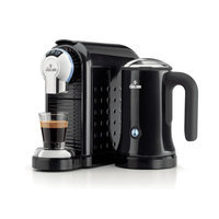 Caffe Cagliari Carnia Machine with Milk Frother Color: Black