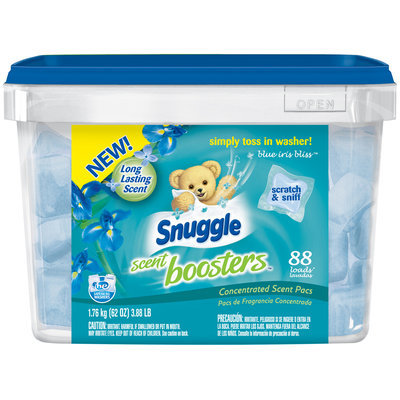 Snuggle Scent Boosters™ Blue Iris Bliss™ Concentrated Scent Fabric Softener Pacs 3.88 lb Tub