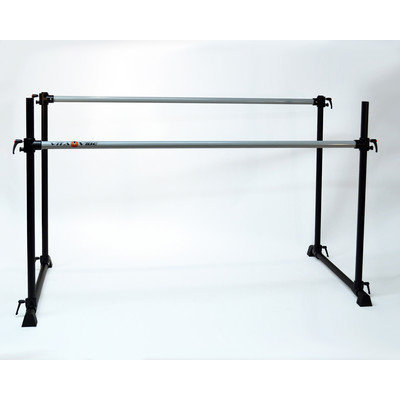 Vitavibe Professional Series Twin Bar Ballet Barre Size: 5 ft.