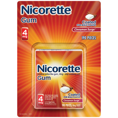 Nicorette® Cinnamon Surge™ Stop Smoking Gum 4mg 190 ct Box