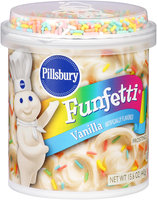 Pillsbury Funfetti® Vanilla Frosting 15.6 oz. Canister