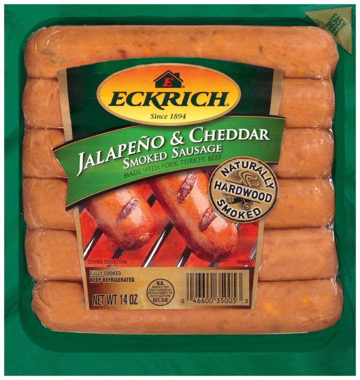 Eckrich Naturally Hardwood Smoked Jalapeno & Cheddar W/Pork Turkey