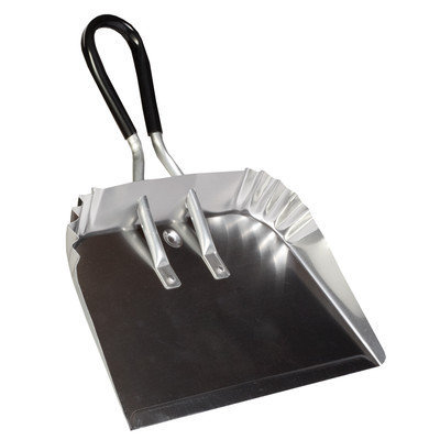 DQB Industries 17 Metal Dust Pan With Soft Grip Handle