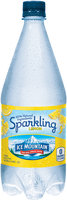 ICE MOUNTAIN Brand Sparkling Natural Spring Water, Lemon 33.8-ounce plastic bottle