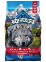 THE BLUE BUFFALO CO. BLUE™ Wilderness® Snake River Grill™ with Trout, Venison & Rabbit Grain-Free Dry Dog Food
