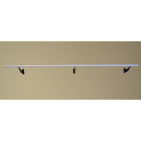 Vitavibe Wall Barre Series Modern Aluminum Single Bar Fixed Height Ballet Barre Kit Size: 5 ft.
