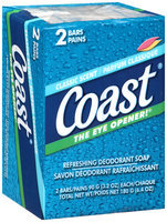 Coast® Classic Scent Deodorant Soap 2-3.2 oz. Pack
