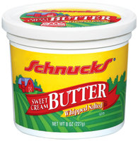 Schnucks Sweet Cream Whipped Salted Butter 8 Oz Tub