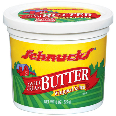 Schnucks Sweet Cream Whipped Salted Butter 8 Oz Tub